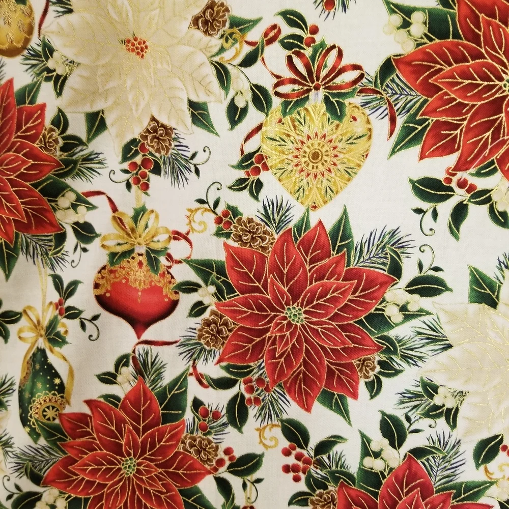 Handmade Christmas Table Cloth/Chair Throw
